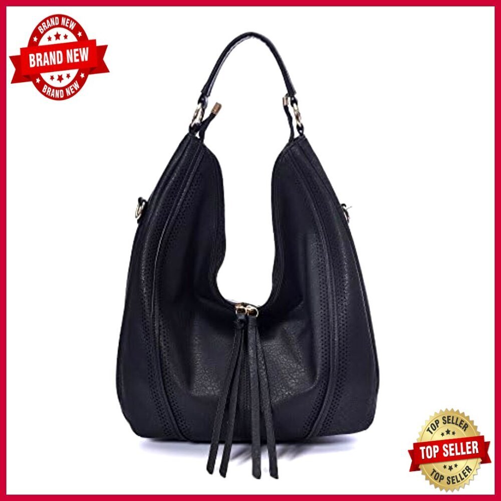 Oversized Hobo Tote Bag Vegan Leather Crossbody Shoulder Bag Large Capacity